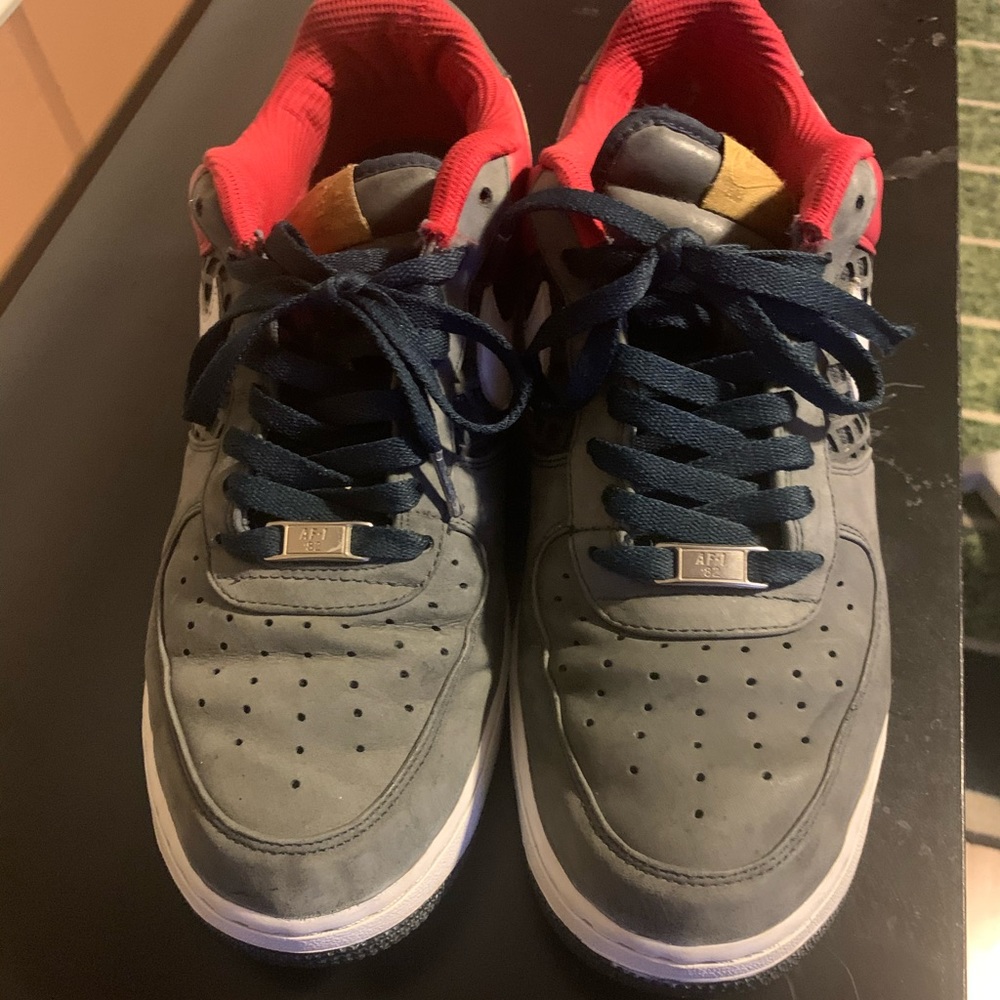 Air Force 1’s  — 82’s men : gray red& white:11